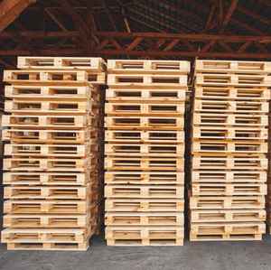 Palette en bois bien aménagée, traitée thermiquement, conforme ISPM 15, pour l'exportation, la logistique et l'entreposage - Product Image 6