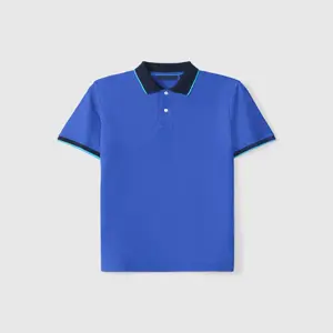 New Men Polo-shirts In 2024 Business Casual T-shirt Solid Color Polo Shirt With Custom Logo