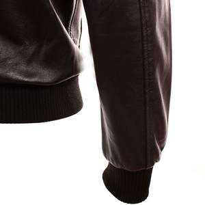 Nouvel arrivage de veste en cuir de fourrure de haute qualité pour hommes vente en gros de veste en cuir nouveau design pour hommes meilleures ventes - Product Image 2