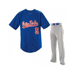 Uniforme de Béisbol de Alta Calidad, Conjunto de Uniforme de Béisbol para Equipo |   Uniformes de Béisbol y Sóftbol Personalizados con Logotipo, 100% Poliéster - Product Image 6