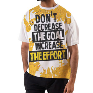 Camiseta personalizada de algodón de alta calidad de gran tamaño al por mayor para hombres, camiseta informal de peso pesado, ropa para niños - Product Image 1