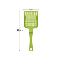 Pelleteuse à litière pour chat en plastique jaune espacée pour le nettoyage et le tamisage, accessoire pour litière, fabriqué en Turquie