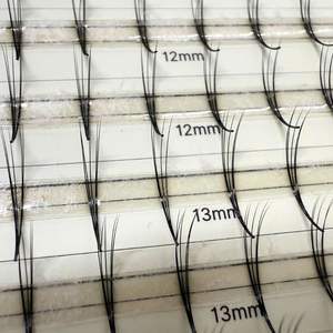 ขนตางอนแบบเต็มหยักศกขนตาน้ำหนักเบาพิเศษสำหรับ10D ขนตาปลอมแบบเกาหลี - Product Image 1