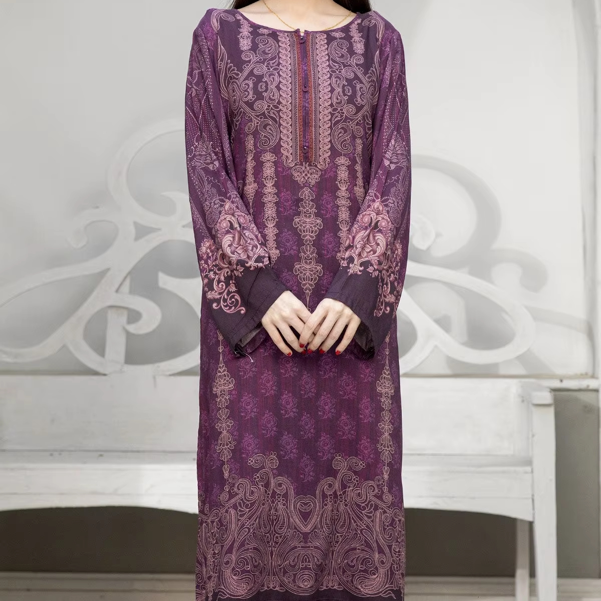 Shop Online Pakistani Linen Dresses Wrinkle-Free Cotton Fabric | Alibaba.com