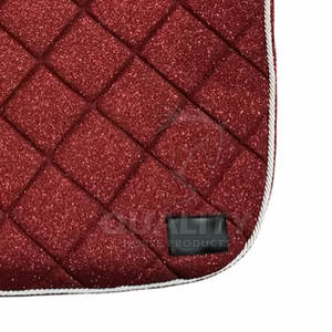 Tapis de selle brillant à paillettes avec support antidérapant et tissu durable pour tapis de selle confortable à paillettes - Product Image 2