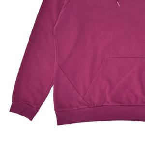 Sudadera con capucha informal rosa fuerte para mujer, ropa de calle con estampado de lana de algodón transpirable con logotipo frontal para invierno - Product Image 5