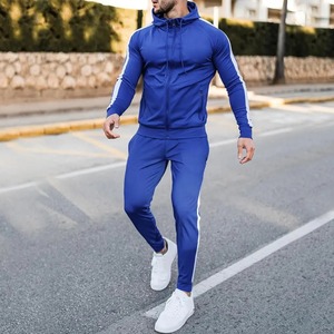 Ensemble de Offre Spéciale logo personnalisé 100 ensemble de sweat à capuche en coton femmes et hommes survêtement hommes décontracté sport sweats à capuche pantalons costumes - Product Image 1