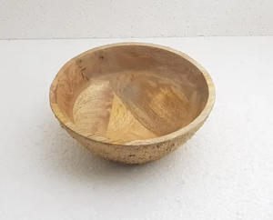 Meilleur prix inde vaisselle en bois polonais naturel saladier conception Simple échantillons personnalisés emballés dans du carton - Product Image 5