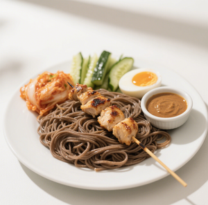 Nouilles de sarrasin pur en gros Htfoodie, halal, végétaliennes, à base de plantes, <span class=keywords><strong>soba</strong></span> en boîte, udon sans gluten, faible teneur en glucides, frites, séchées, en vrac - Product Image 4