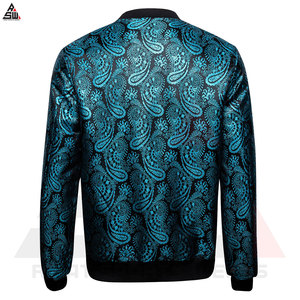 Custom Made <b>Canvas</b> Front Logo Windproof Bomber Winter <b>Jacket</b> for <b>Men</b> Wholesale Price Sublimation Printing - Product Image 4