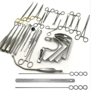 Kit Quirúrgico para Amigdalectomía y Adenoidectomía, Juego de 30 Piezas de Acero Inoxidable Autoclavable y Reutilizable con Maquinaria para Hospitales - Product Image 1