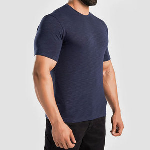 Camiseta Deportiva de Verano, Corte Regular, 100% Algodón, Transpirable, Ecológica, Elástica, Compresible, con Logotipo Sencillo - Product Image 4