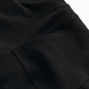 Mallas de Yoga de cintura alta negras personalizadas para mujer Cintura media Club sexy Servicio OEM Spandex Poliéster Patrón sólido Lagging Running - Product Image 5