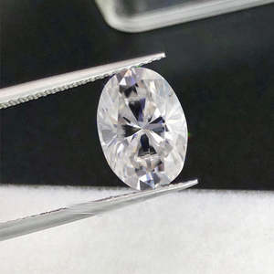 Diamant Moissanite Certifié D VVS1 Coupe Ovale Libre - Product Image 5