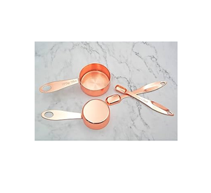Top Design Crafts Copper <b>Measuring</b> <b>Spoon</b> Coffee Bean Scoop <b>Spoon</b> Kitchen Cooking Baking Used - Product Image 2