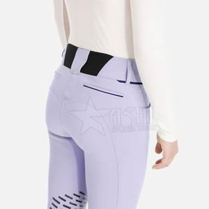 Custom Colors High Quality Women's <b>Winter</b> Riding <b>Tights</b> Active Horse Jodhpurs Breeches Silicone Full Seat Leggings High Waist - Product Image 4