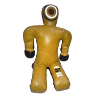 Sac de frappe lourd en cuir et PU de haute qualité pour l'entraînement de boxe, avec caractéristiques de combat et remplissage de sable