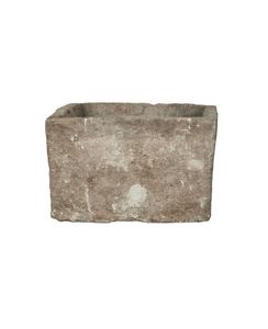 กระถางดอกไม้หินปูนทรงสี่เหลี่ยมสไตล์วินเทจแกะสลักด้วยมือสำหรับตกแต่งสวนสวยเน้นในลานบ้านและตกแต่งกลางแจ้ง - Product Image 2