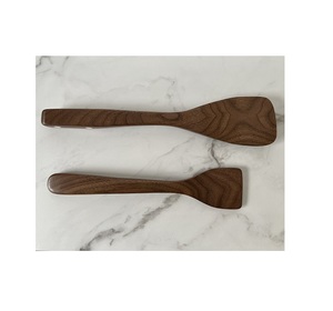 Ensemble de spatules et cuillères en bois d'acacia exquis pour la cuisine, ustensiles de cuisine en bois, ensemble de spatules et cuillères pour salade - Product Image 1