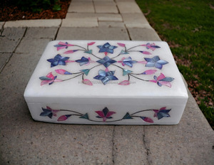 Unique <b>Collection</b> MOP Jewellery <b>Box</b> with Mix Color Mother of Pearl for Jewellery Storage <b>Box</b> Available at Export - Product Image 4