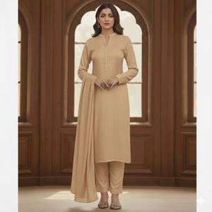 Costumes Salwar Kameez 3 pièces pour femmes indiennes et pakistanaises, légers, confortables, séchage rapide, toutes saisons, design uni, idéal pour les fêtes - Product Image 6