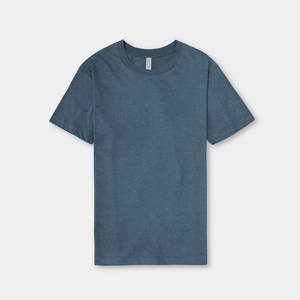 T-shirts à manches courtes pour hommes d'été chaud entraînement de haute qualité Logo personnalisé hommes noir t-shirts unis 50 coton 50 polyester t-shirt - Product Image 3