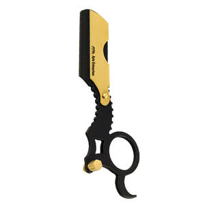 Maquinilla de afeitar de borde recto Maquinilla de afeitar de acero inoxidable Maquinilla de afeitar recta de peluquero desechable Perfecta para un afeitado y aseo precisos - Product Image 4