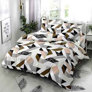 Stylish Quality Cotton 3 PCS Bedsheet <b>Set</b> Solid Floral Print Classic Style Comfortable Durable Organic 200TC All-Season Great - Product Image 1