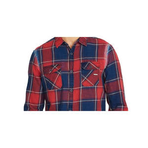 Camicia Casual a Righe in Flanella Buffalo David per Uomo, 100% Cotone, Taglia X-Large, Colletto Alto, Antipiega, Motivo Rosso Sidope - Product Image 2