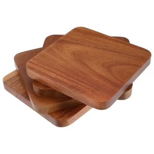 Fancy Design Walnut Wooden Coasters Tabletop <b>Mat</b> & <b>Pads</b> for Hotel & Restaurant Drink Serving Coaster With Holder - Product Image 6