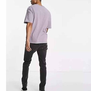 Camisetas de gran tamaño OEM con logotipo personalizado impreso para hombre, 100% algodón con estampado de letras, fabricante en Pakistán, precio de fábrica - Product Image 6