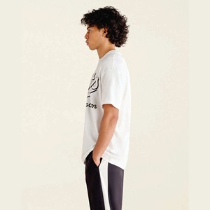 Altamente elástico algodón liso manga corta entrenamiento relajado ajustado entrenamiento músculo Fitness hombres Slim Fit Deporte Camiseta gimnasio T Shir - Product Image 4