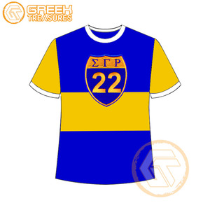 Vente en gros de t-shirt Sigma Gamma Rho pour femmes vêtements de sororité jersey de coton t-shirt respirant de haute qualité vêtements grecs pour femmes - Product Image 4