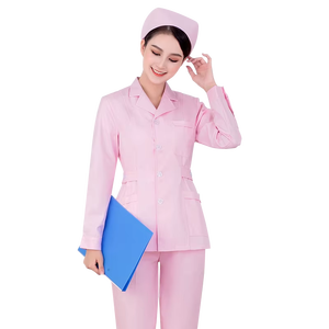 Venta caliente verano Hospital Wear Top y pantalones Set Scrubs uniformes conjuntos de manga corta uniforme médico mejor Color - Product Image 5
