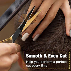 กรรไกรตัดผมมืออาชีพ สแตนเลสสตีล คุณภาพสูง สำหรับใช้ในร้านเสริมสวย กรรไกรตัดผมระดับมืออาชีพ - Product Image 6