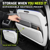 Table de recharge pliable pour dossier de siège iCAR V23 V27, plateau arrière pour jeux de questions, porte-gobelet, support de téléphone