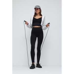 Leggings de sport décontractés taille mi-haute avec effet push-up, taille XL, nylon et élasthanne sans couture, pantalon de yoga compressif pour la salle de sport - Product Image 1
