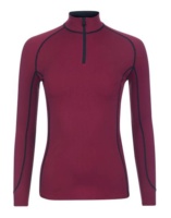 Horsekraft Manufacturing T-shirt de compétition équestre en Spandex à manches longues pour femmes Couche de base pour l'équitation en gros