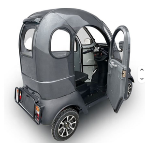 Rendimiento de calidad eléctrico 4 ruedas completamente cerrado, movilidad para todo clima para ancianos, mini Coche - Product Image 6