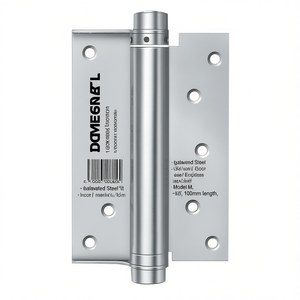 FRIDAVO Spiral Spring Door Hinge Model M Galvanized Steel Size 1 100mm Length Single-Acting for <b>Wall</b> & <b>Display</b> Shelves - Product Image 3