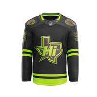 Jersey de Hockey sobre Hielo Sublimado con Diseño de Hoja de Arce Personalizado, Bordado 3D, Secado Rápido, Nombres de Equipos, Tela Twill de 220g, Alta Calidad, Unisex