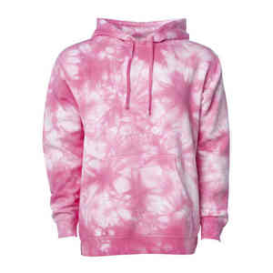 Sweat-shirt à capuche pour homme, imprimé tie-dye, léger, uni, surdimensionné, pour l'hiver, usage extérieur, 100% coton, respirant - Product Image 2