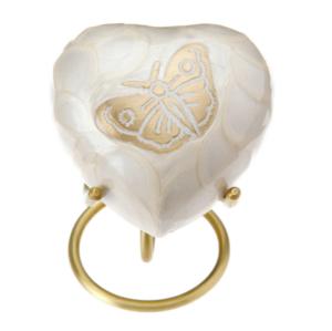 Urnes de crémation de coeur en laiton de haute qualité Urnes de coeur de Meta de conception personnalisée avec des prix raisonnables - Product Image 5