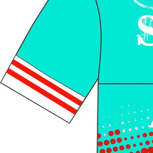 Personnalisé Rétro 100% Polyester Football Basketball Mesh Jersey Streetwear Sublimation Mesh Short Sleeve V-Neck Vintage T Shirt Blanc - Product Image 2