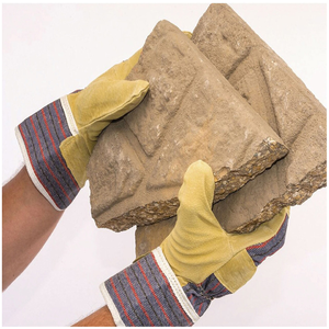 Gants en cuir fendu de qualité supérieure pour la durabilité et le confort Idéal pour le travail intensif Gants de travail de sécurité en cuir de vachette fendu - Product Image 6
