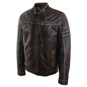 Hot Sale Custom <b>High</b> Quality Men's Casual Fashion Biker Jacket <b>Top</b> Demanded <b>High</b> Grade Winter Genuine <b>Leather</b> Jacket <b>High</b> Street - Product Image 3