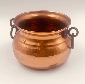 Macetero de Metal Grande de Cobre con Diseño Martillado, Decoración de Jardín de Diseño Personalizado, Macetero de Metal para Exteriores - Product Image 3