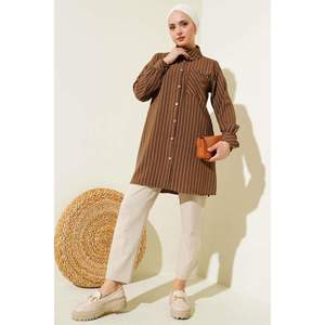 Chemise classique Pocket Stone marron TR, origine non spécifiée, tissu non spécifié, taille 40 - Product Image 2