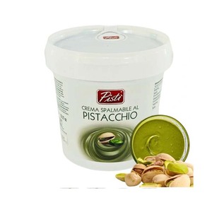 Crème de pistache de haute qualité 45 pour cent seau 1 Kg tartinade de noix pour la boulangerie pâtisserie dessert et production de crème glacée - Product Image 1