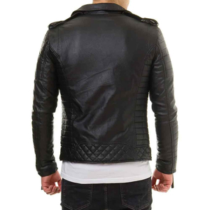 Veste en cuir pour homme, protection hivernale, mode, pour les journées froides, veste en cuir pour homme, mode, haute confort, avec doublure - Product Image 6